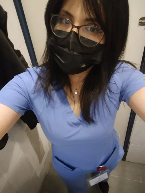 Nice outfit blue.scrub