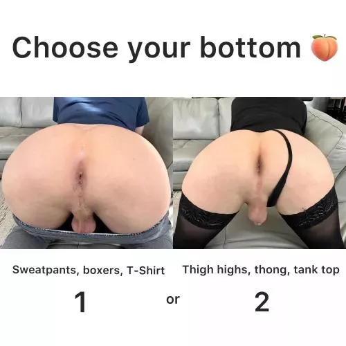 Pick one 🙈