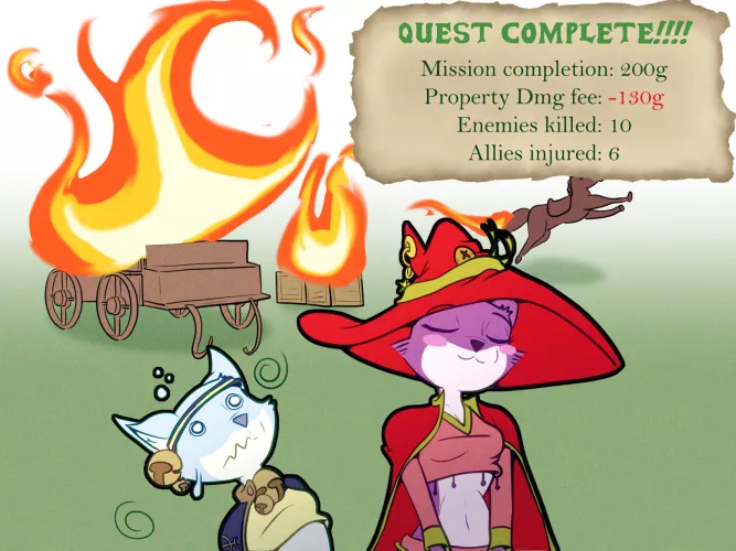 Quest Complete! (Art by me)