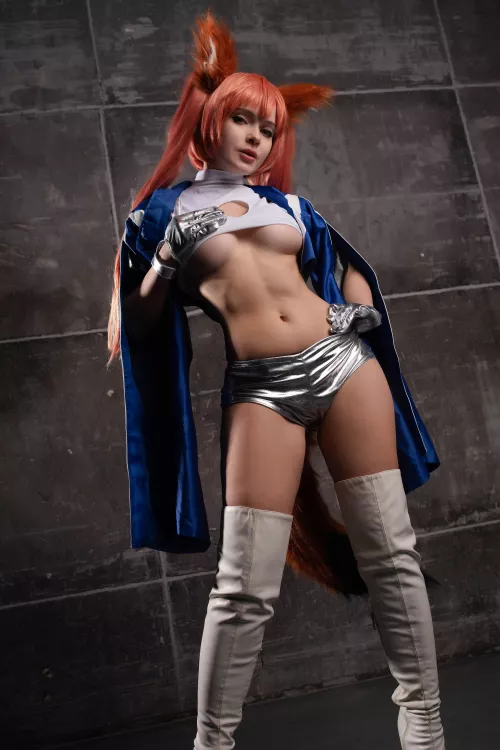 Tamamo racer cosplay by Evenink