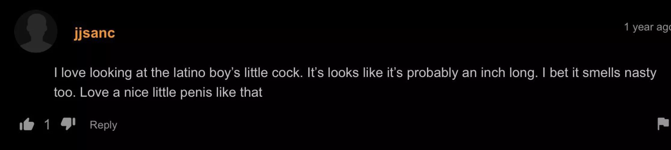 The comments on the gay side are just feral