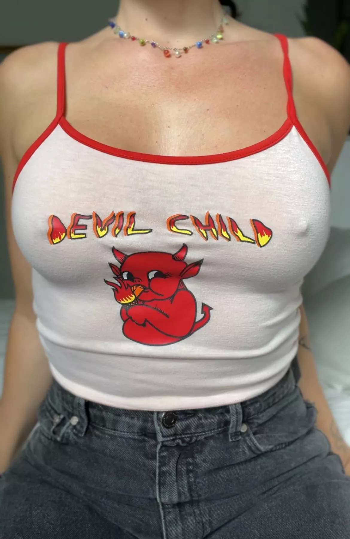 This top was a great thrift find imo 😈