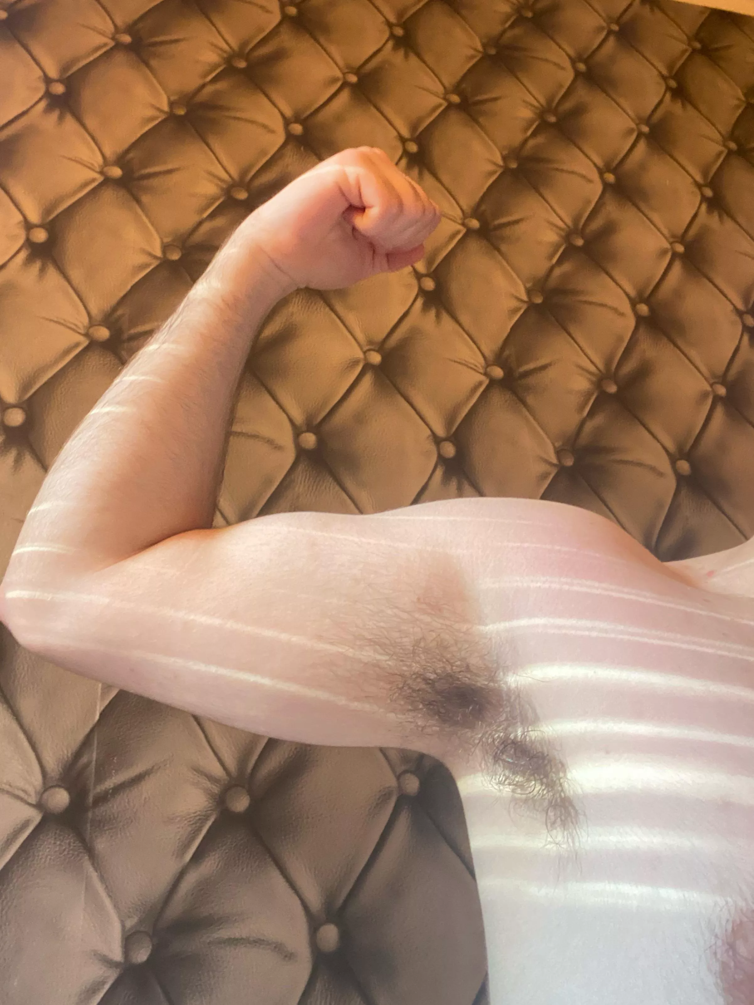 What would you do if I flexed and you saw my armpits?