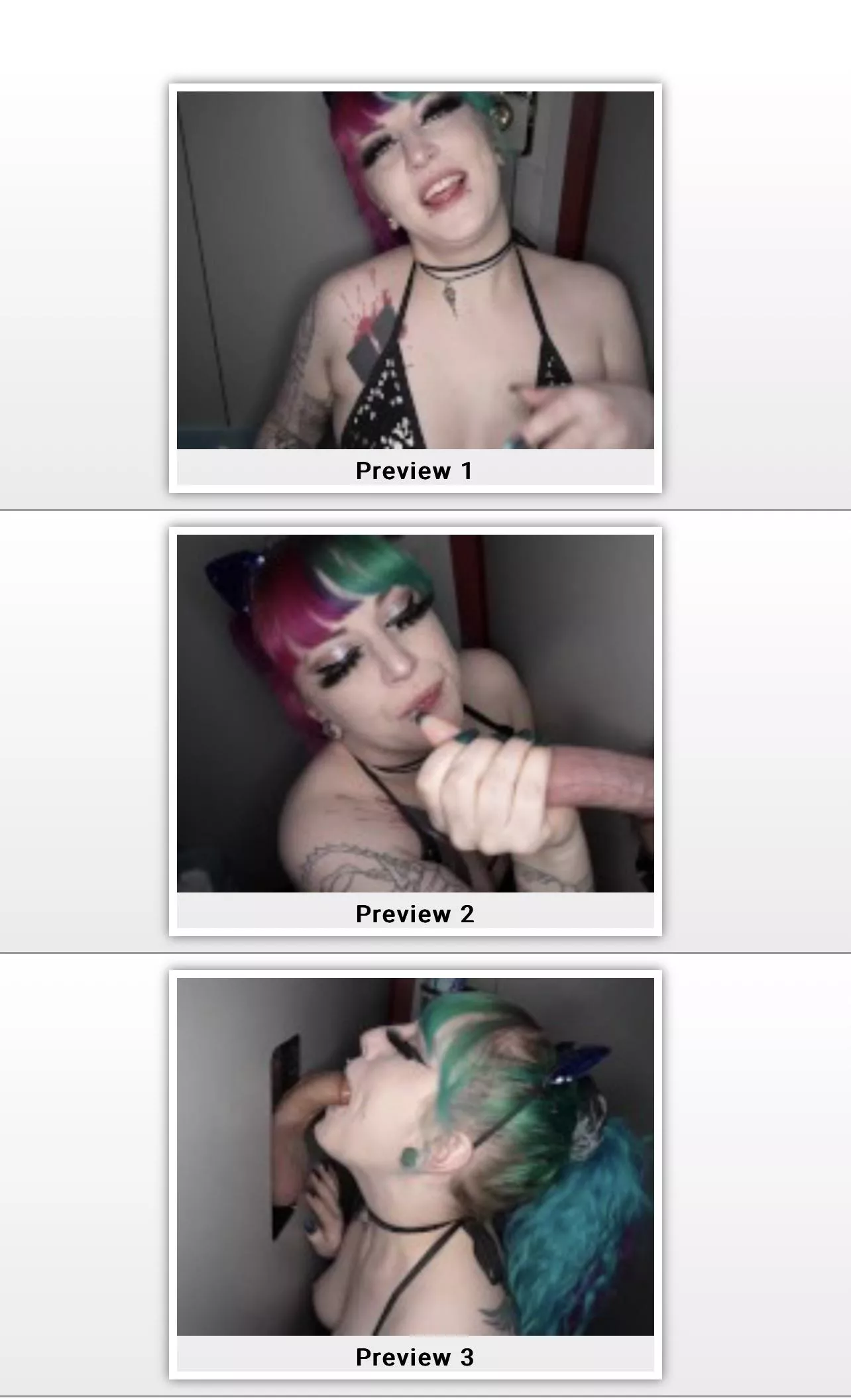 Who is this she’s from gloryhole swallow