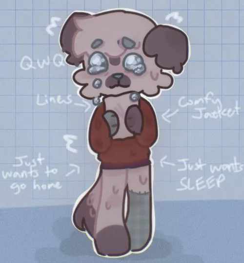 A lil guy that hates presentations