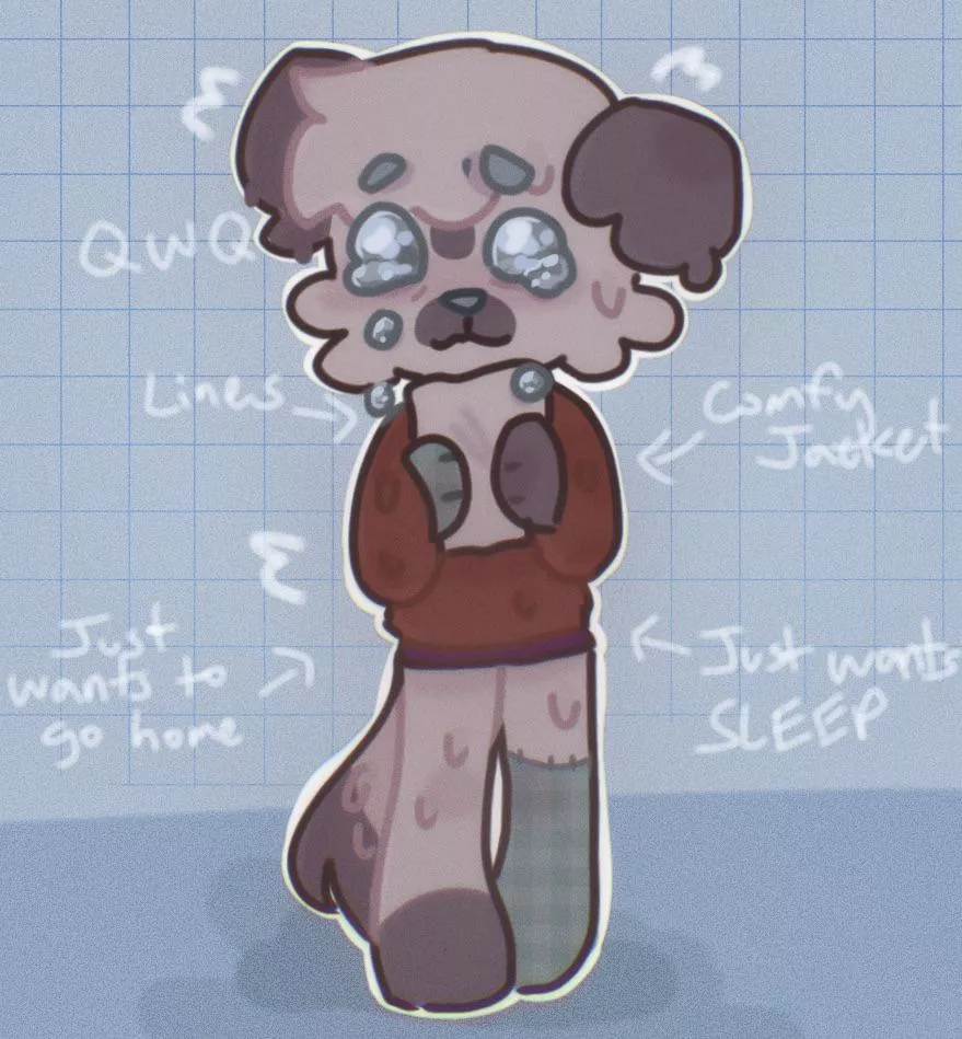 A lil guy that hates presentations