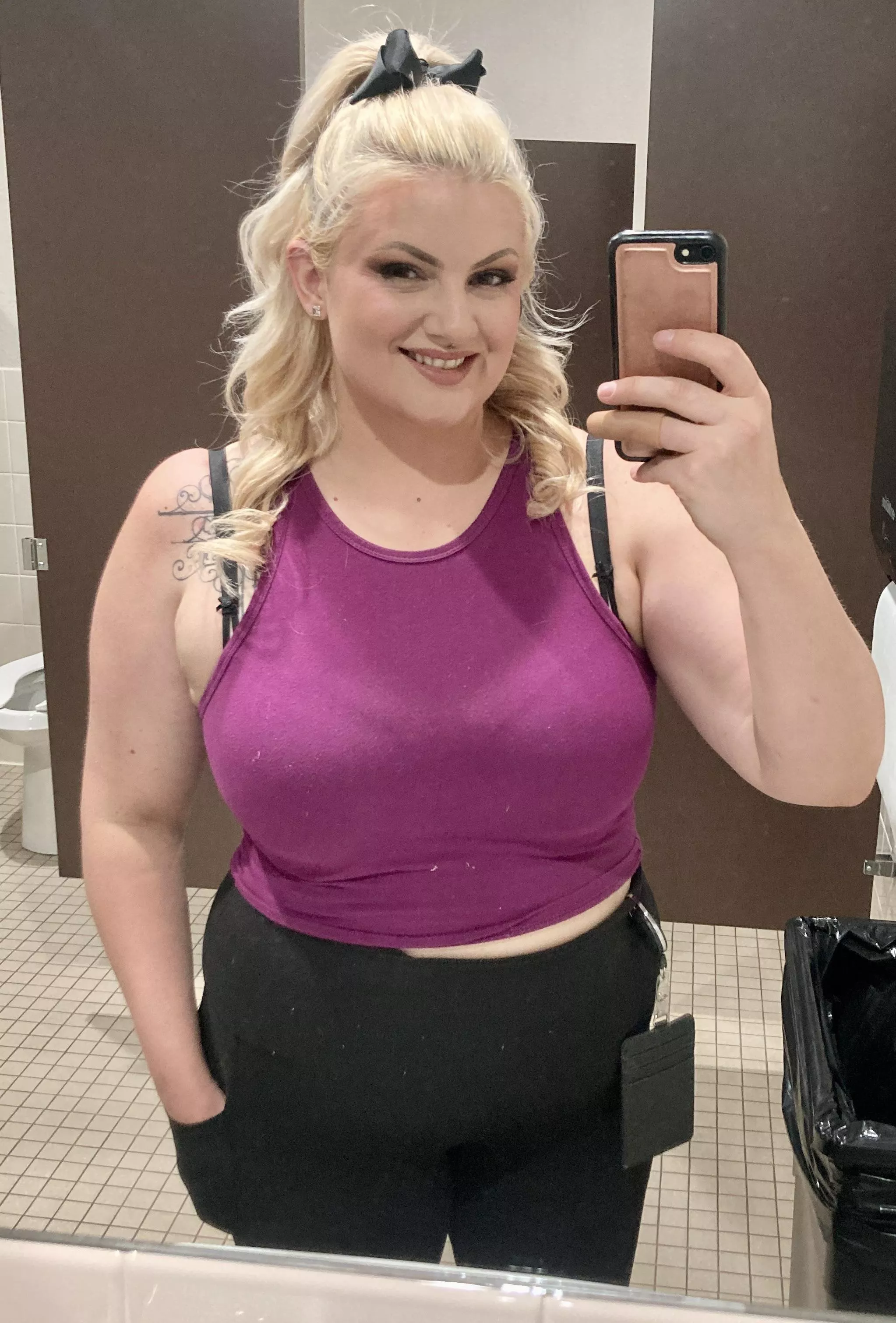 Always smiling at work because I love my job!