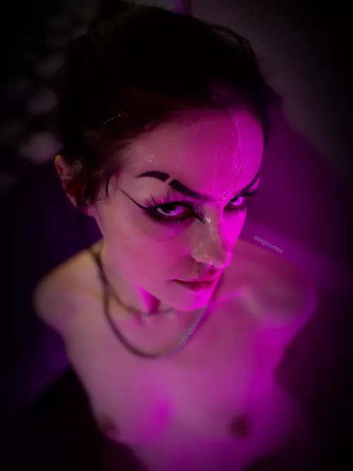 cum covered emo babe 🖤