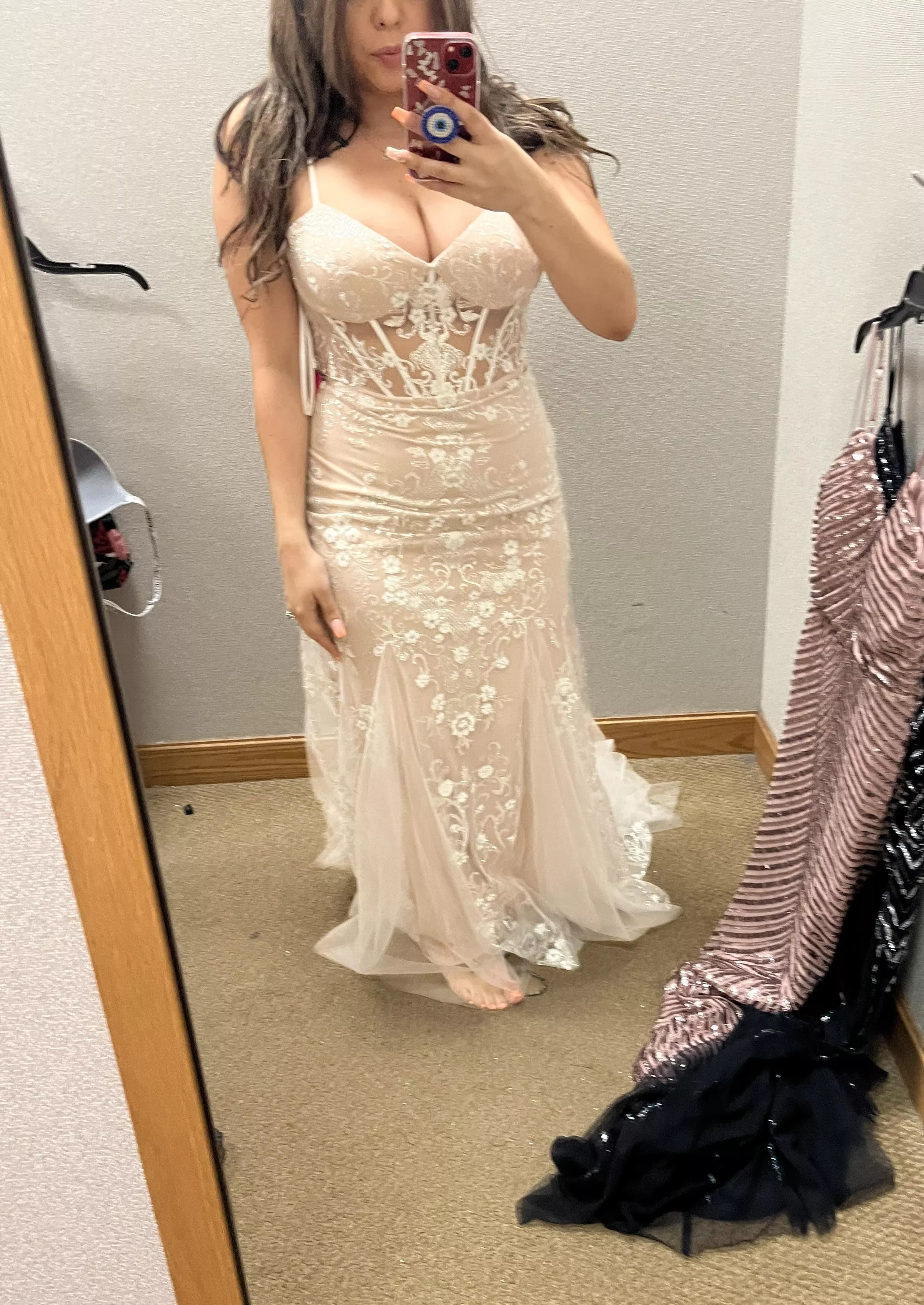 Didn’t need to wear much else underneath this dress