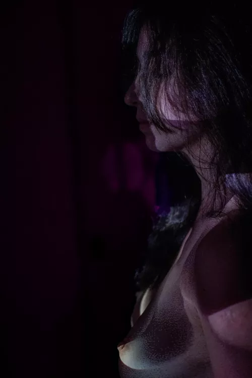 Dressed in shadows, adorned with light