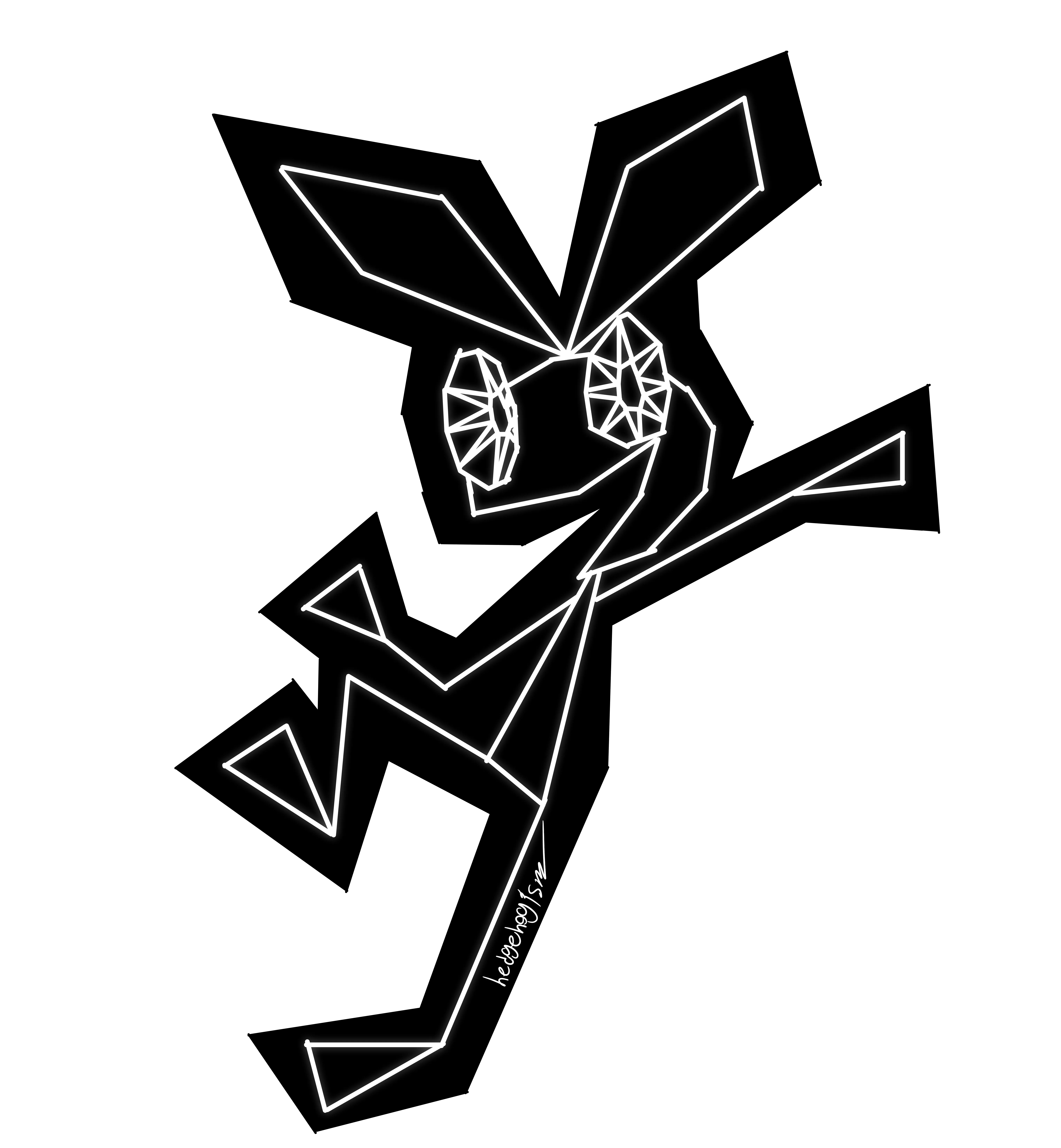 I drew the funny PS1 rabbit