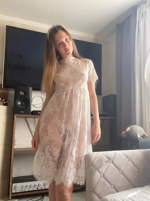 I picked out a dress for my Saturday walk! hahaha