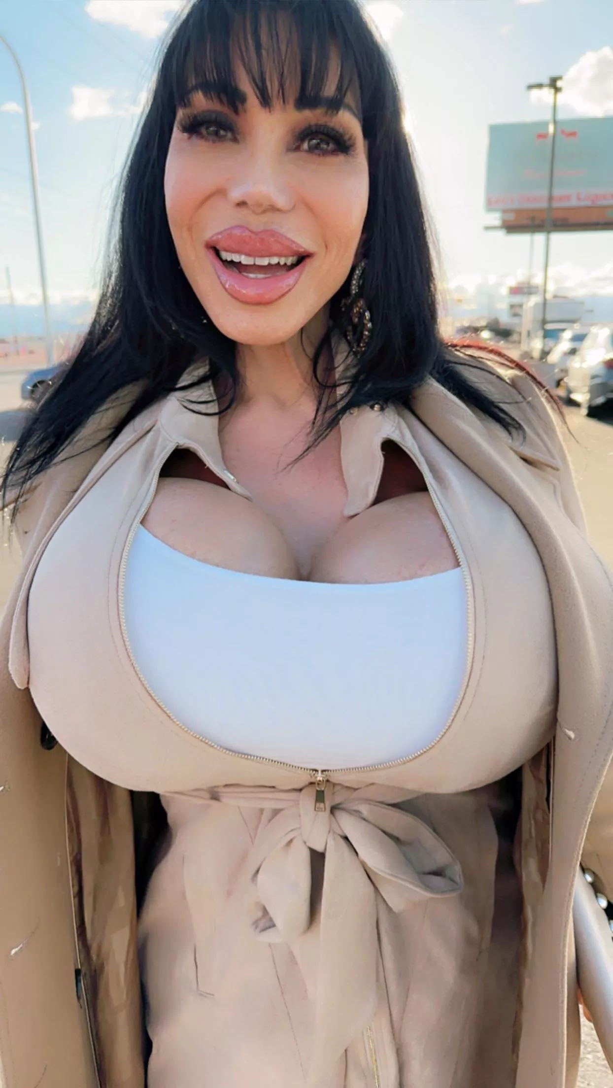 I’m so happy to see you! I can tell you’re happy as well, by that big bulge in your pants.