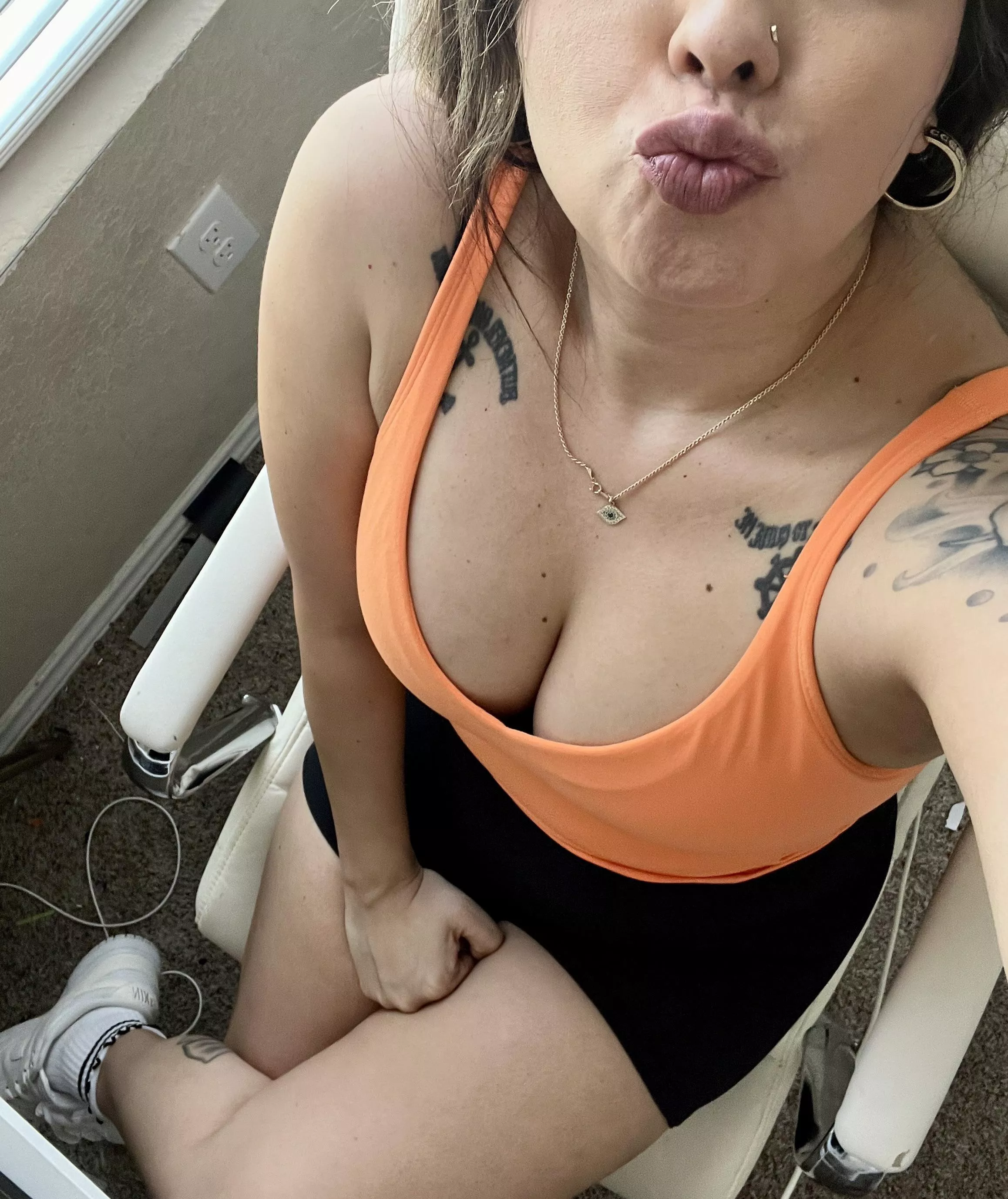 Momma has to work from home today