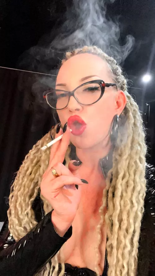 Morning starts with a cigarette