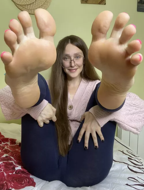 Putting your soles on your face seems like a good idea, what do you think?