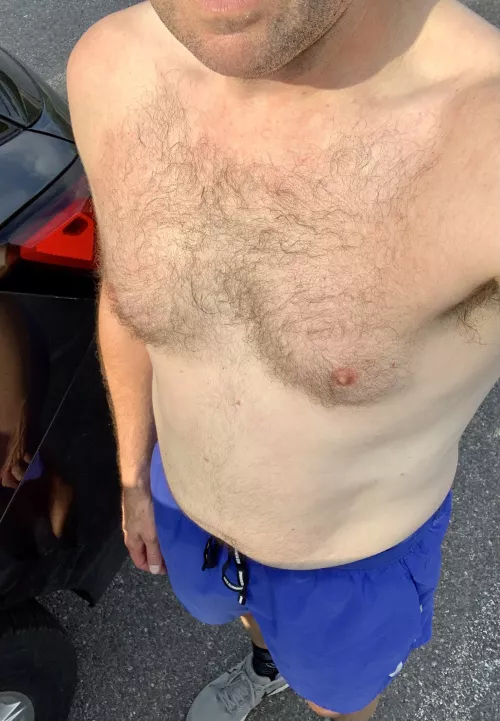 Started my Monday with a good sweat. Should we shower or sweat some more first?