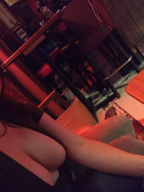 The waiter sure took a long time taking our order 😅