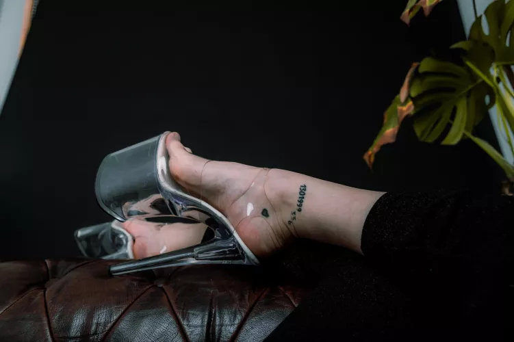 What can I step on with those 9inch heels?