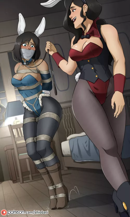 Avatars make great bondage bunnies (@Shio_bari)