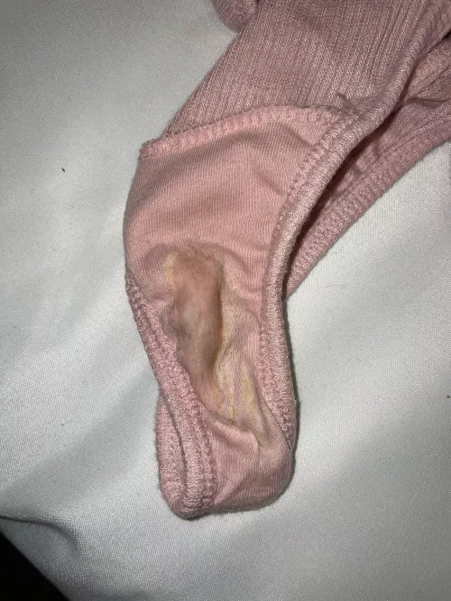 Creamy panties from today