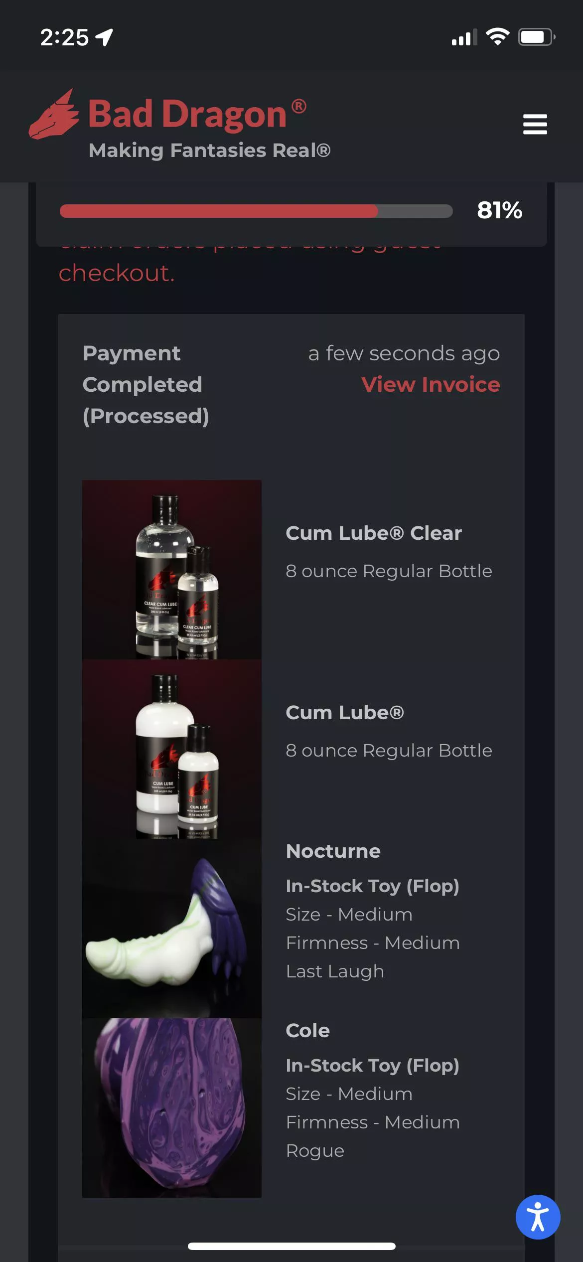 Customs are still up y’all— lucky for me I was happy with the inventory pickings though 🫶🏻😃