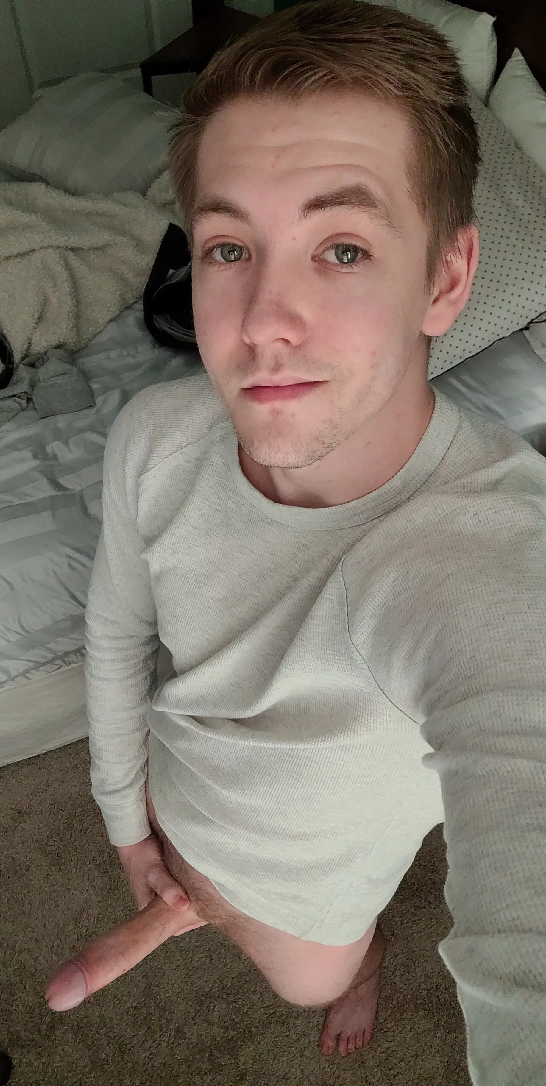 Did you expect a cute face to have a big cock?