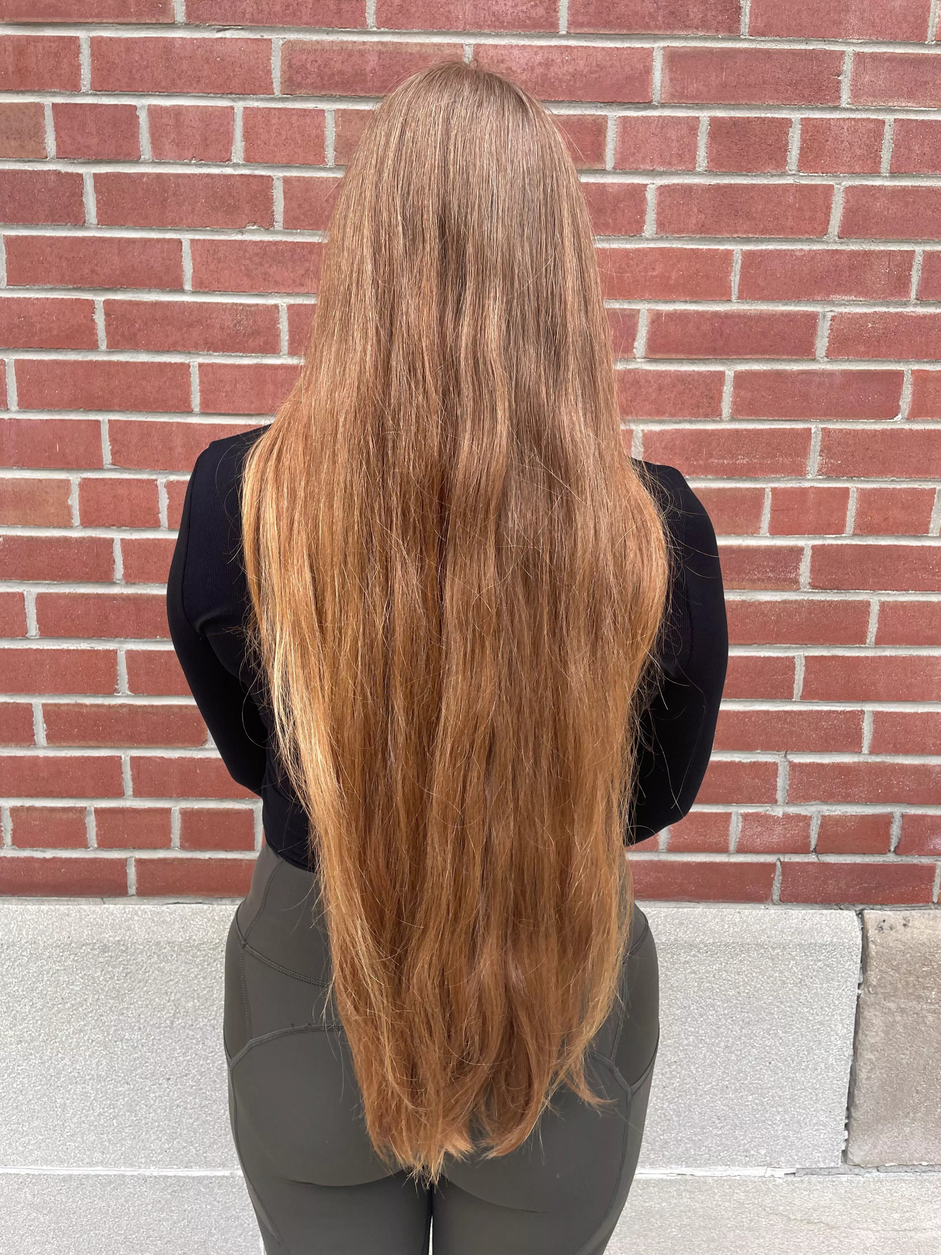 Finally hit my goal length! Now I’m thinking I need a small trim