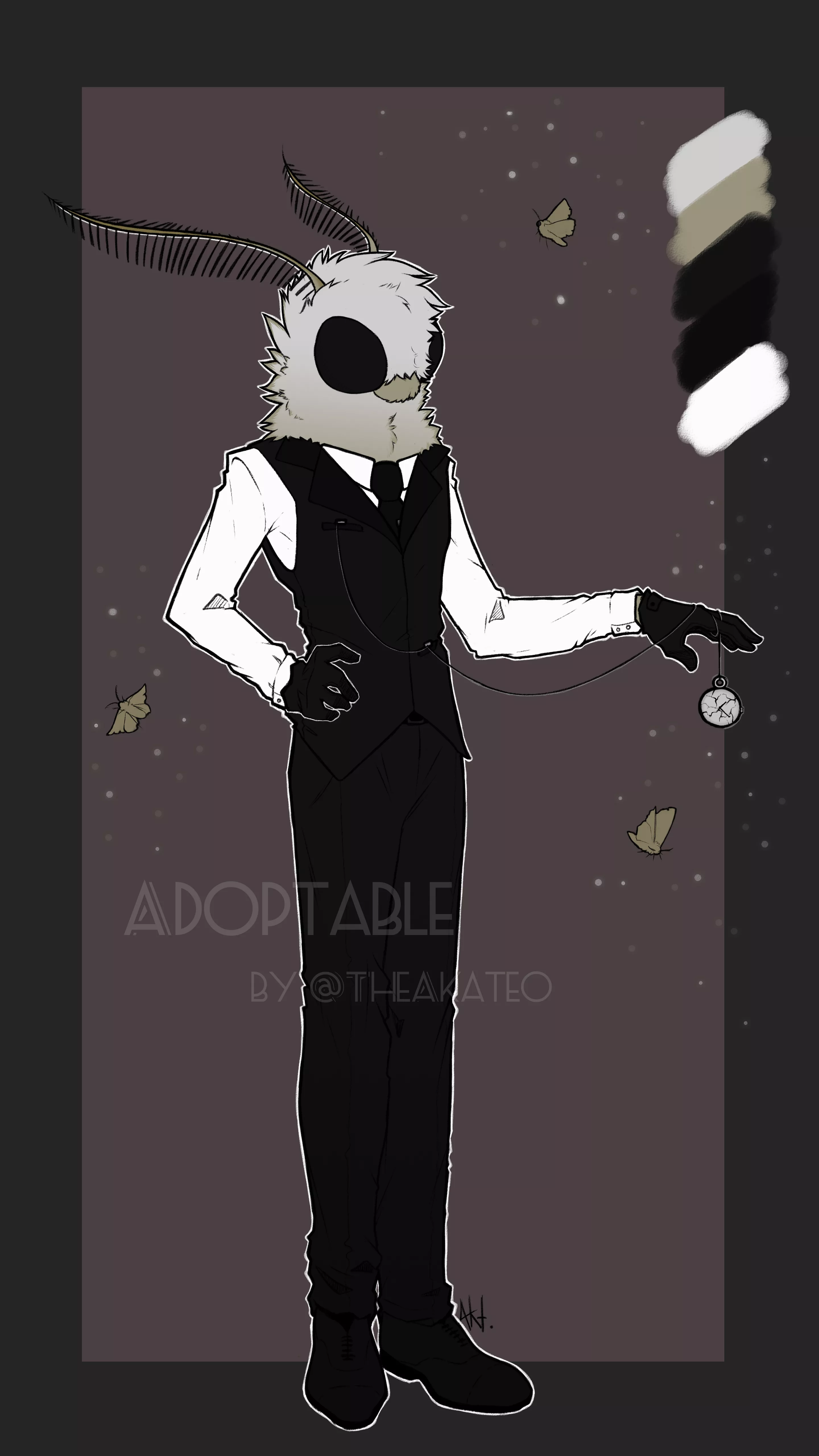Mothman Adopt | requested & claimed (by akateo)