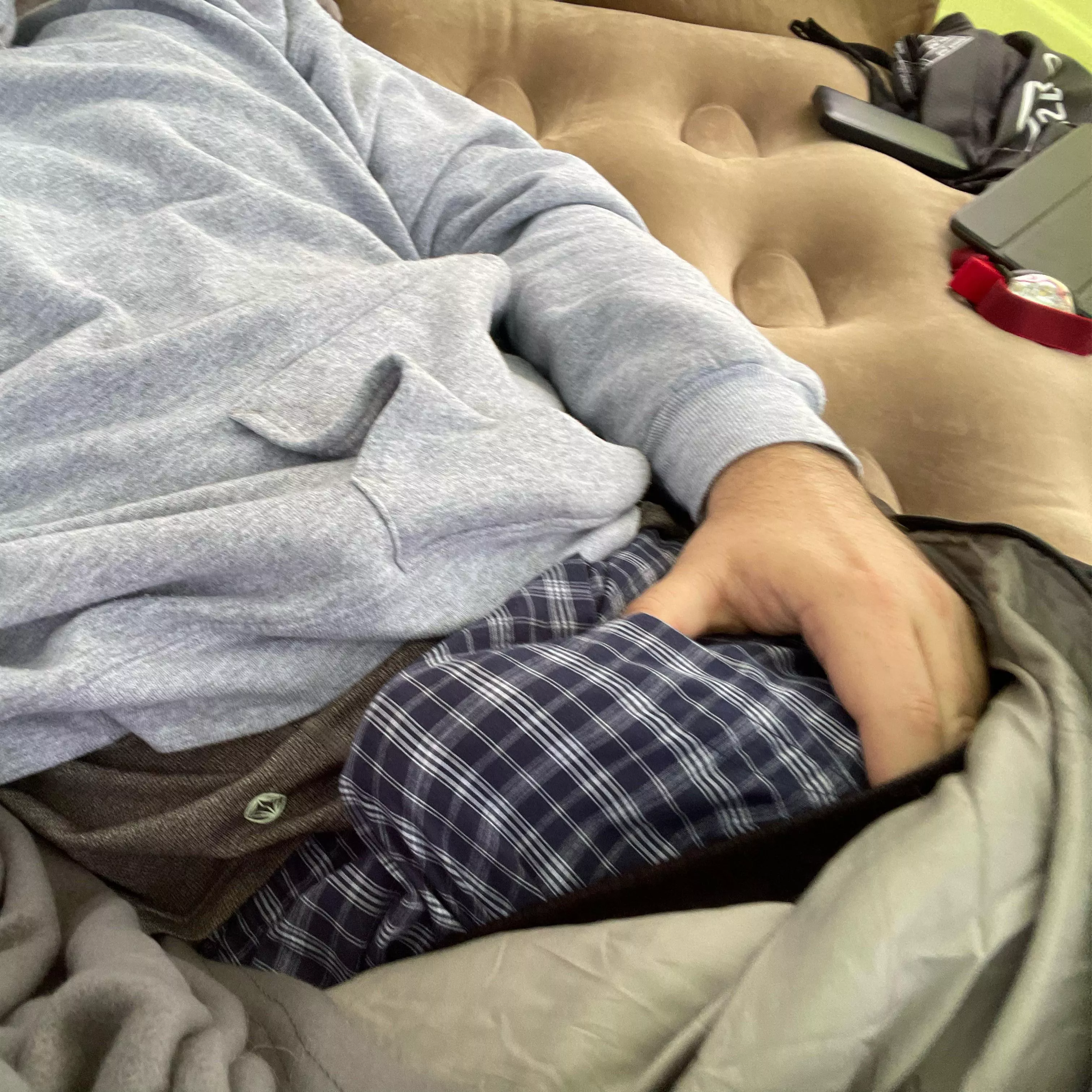 Pitched a tent in my tent.