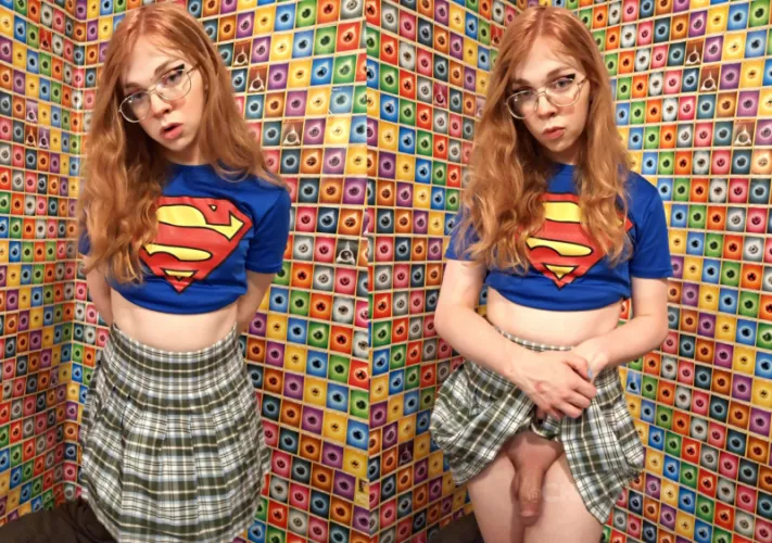 secret identity is out, she has a penis!