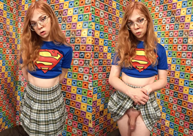 secret identity is out, she has a penis!