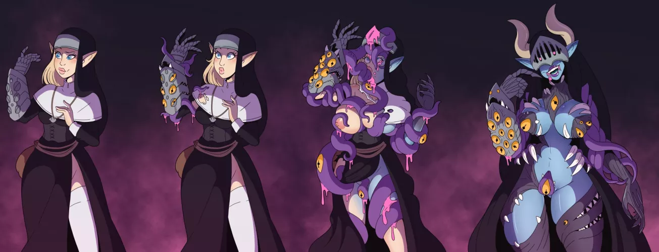 The Guant Gauntlet by Wren Zephyr (F Tentacles Demon)