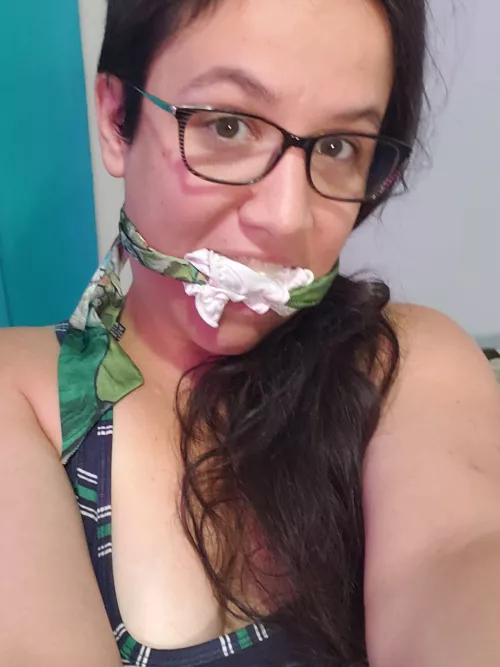 Those white satin panties were tasty 🥰