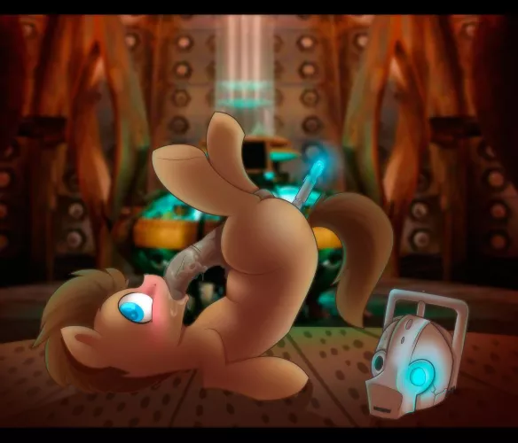 When he’s alone in the Tardis (strawberry twinkie)