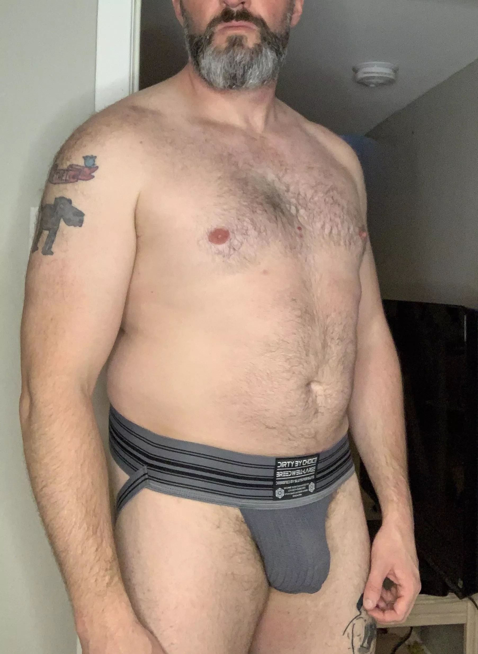 [43] Got a new jock. How’s the fit?