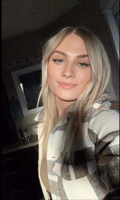 Blue, like the ocean.