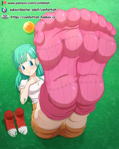 Bulma (Dragon Ball) [Artist: Confettish]