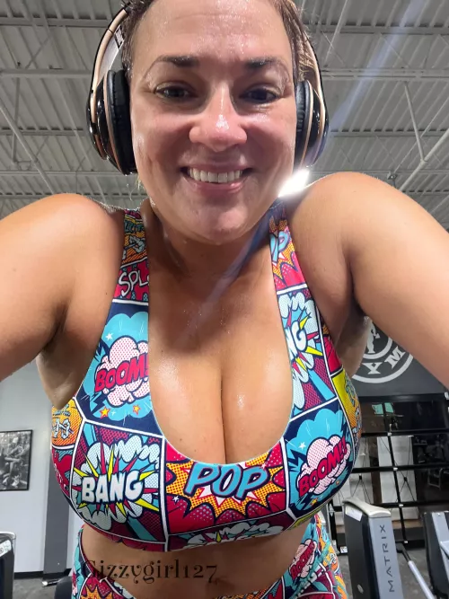 Bursting out of my gym too