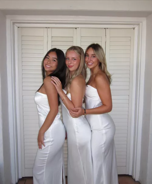 Dressed in white