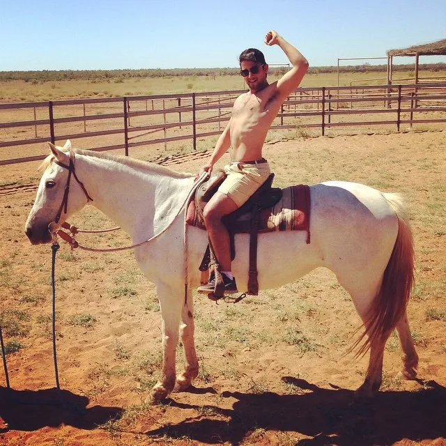 He should ride bareback