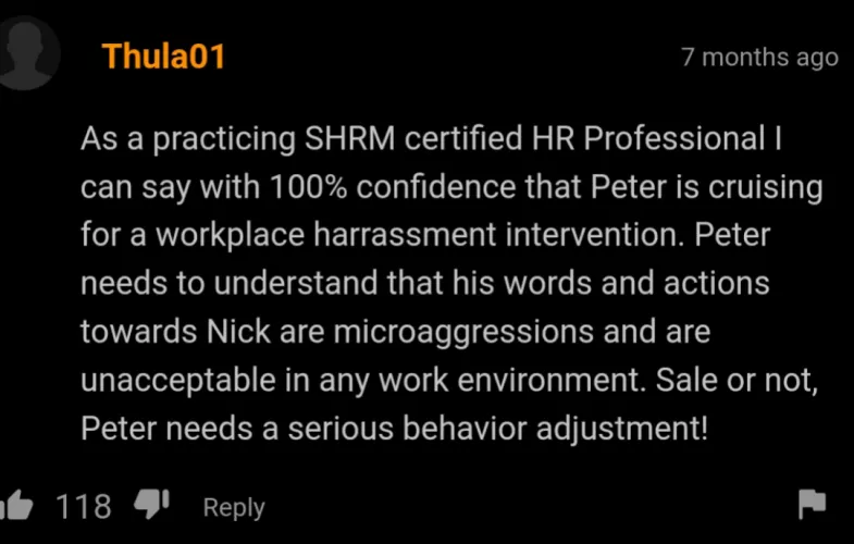 HR has spoken
