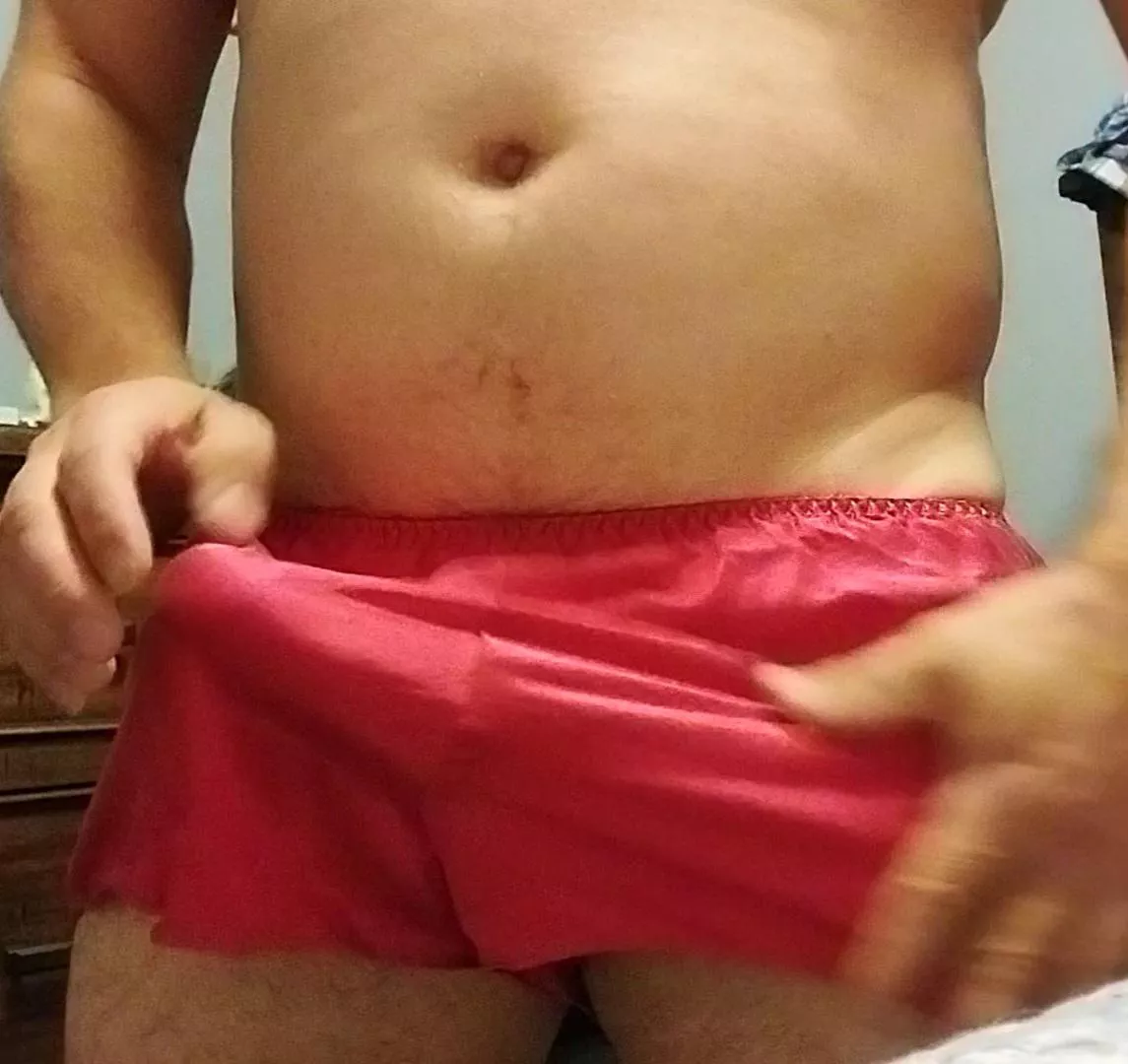 I found out o love her silky nighty bottoms