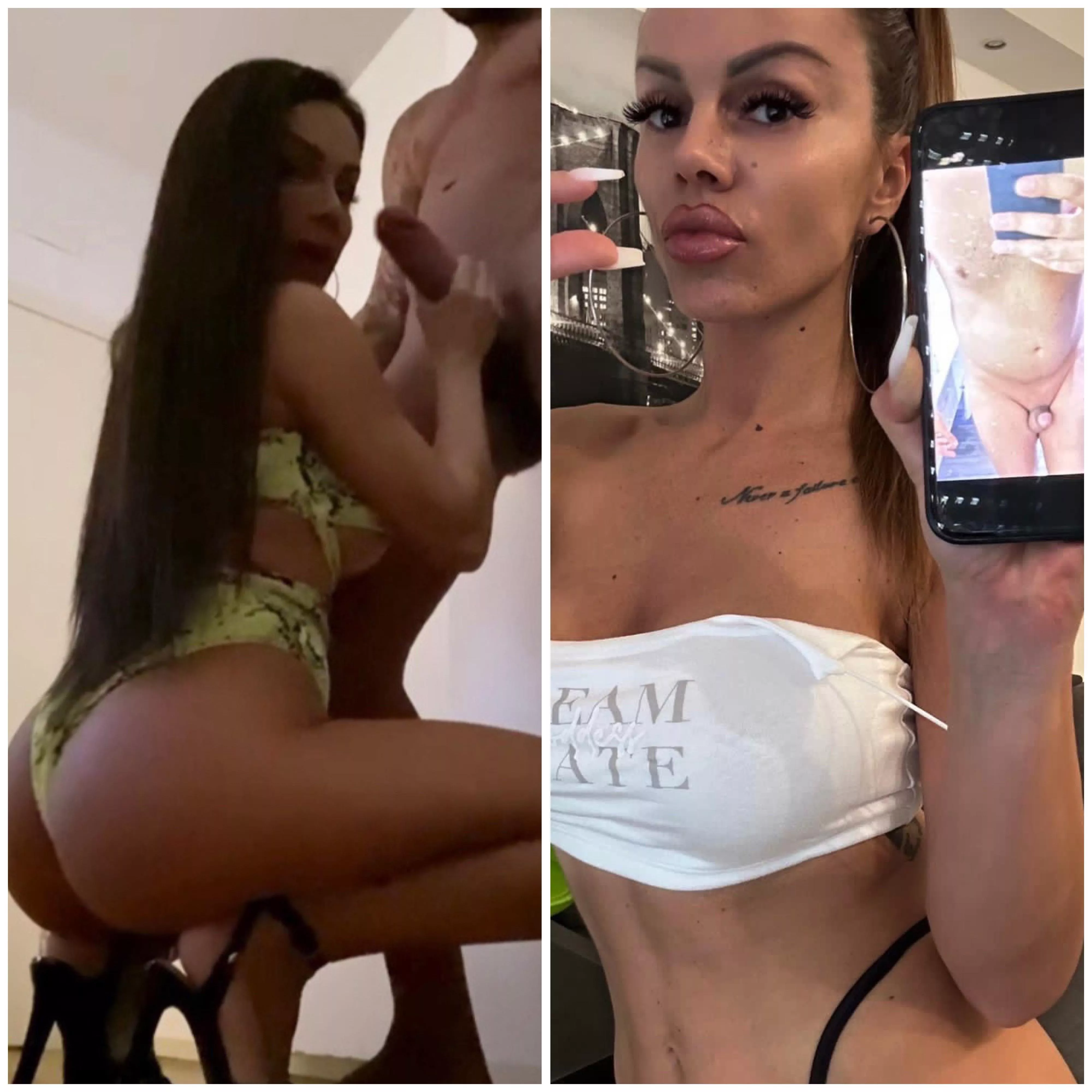 I show your small dick to your best friend so why now he’s gonna bullying you forever and fucking me like a slut I am 😈