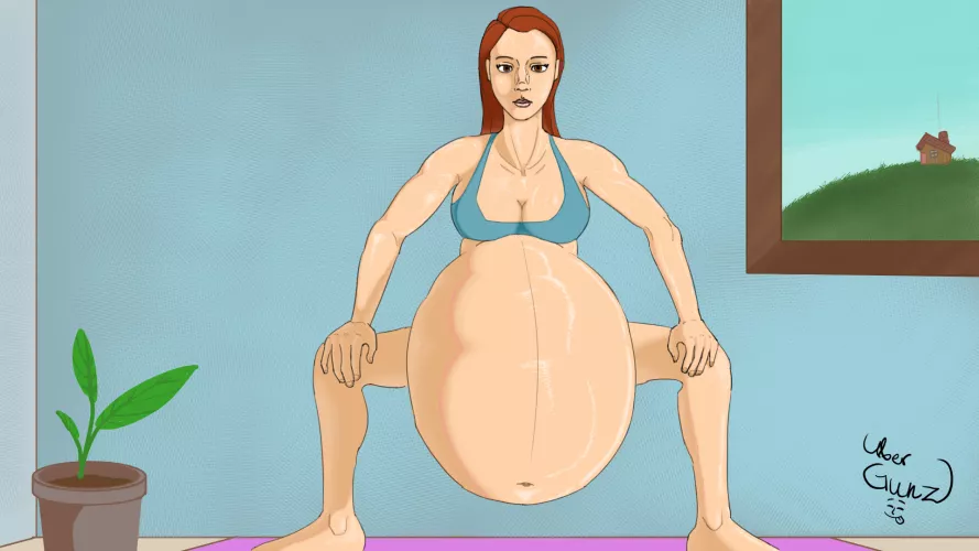 {Image} One on one with your yoga instructor gone wrong (or right?) (OC is u/xXUberGunzXx (me)) (Same size) (oral vore) [F/?] (critiques welcome)