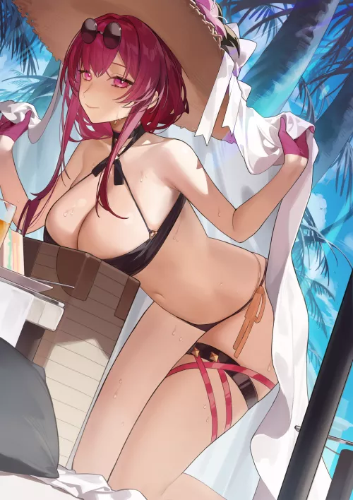 Kafka in bikini [Honkai: Star Rail]