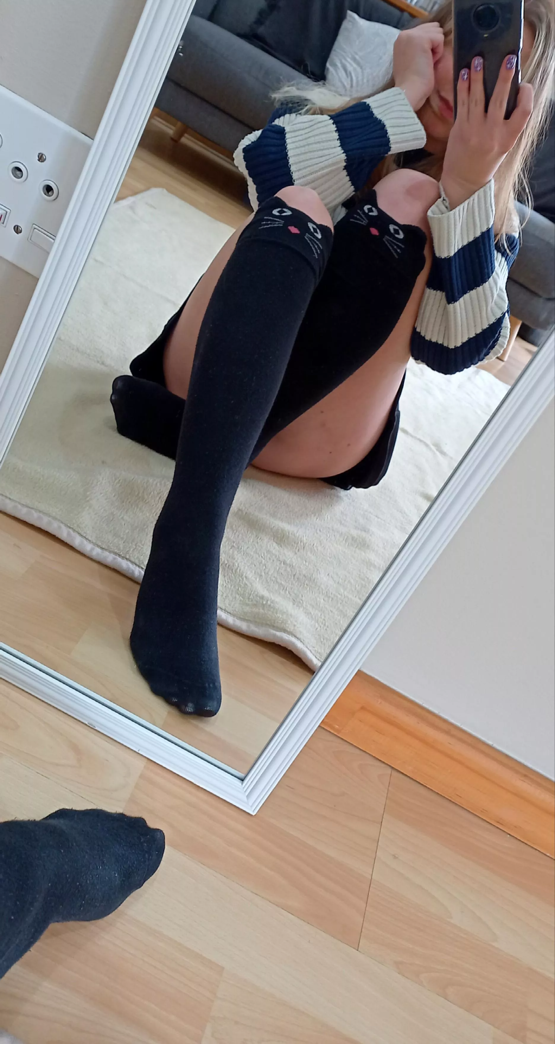 Leave the socks on or take them off?