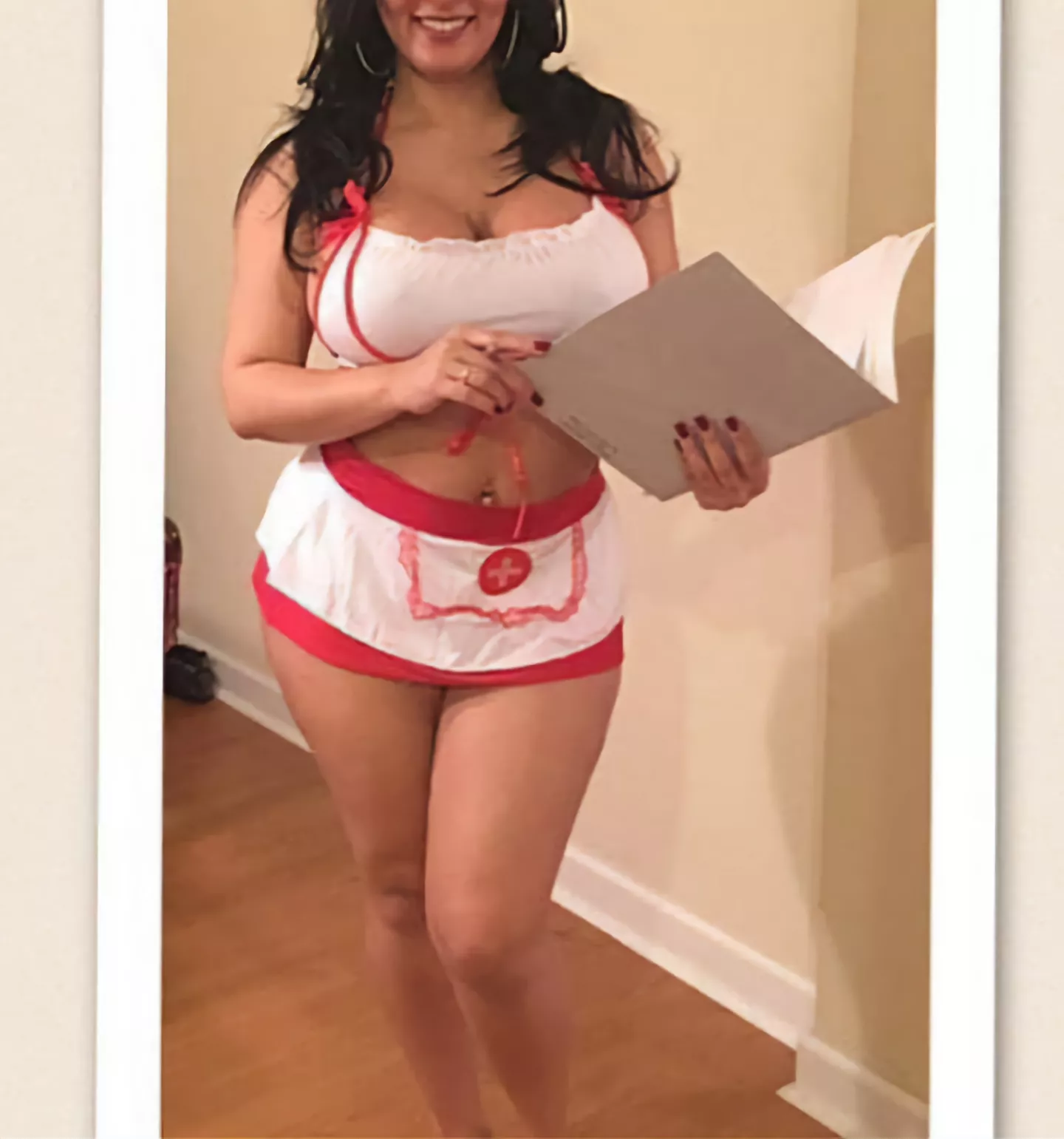 My sexy wife as a slutty nurse 😍