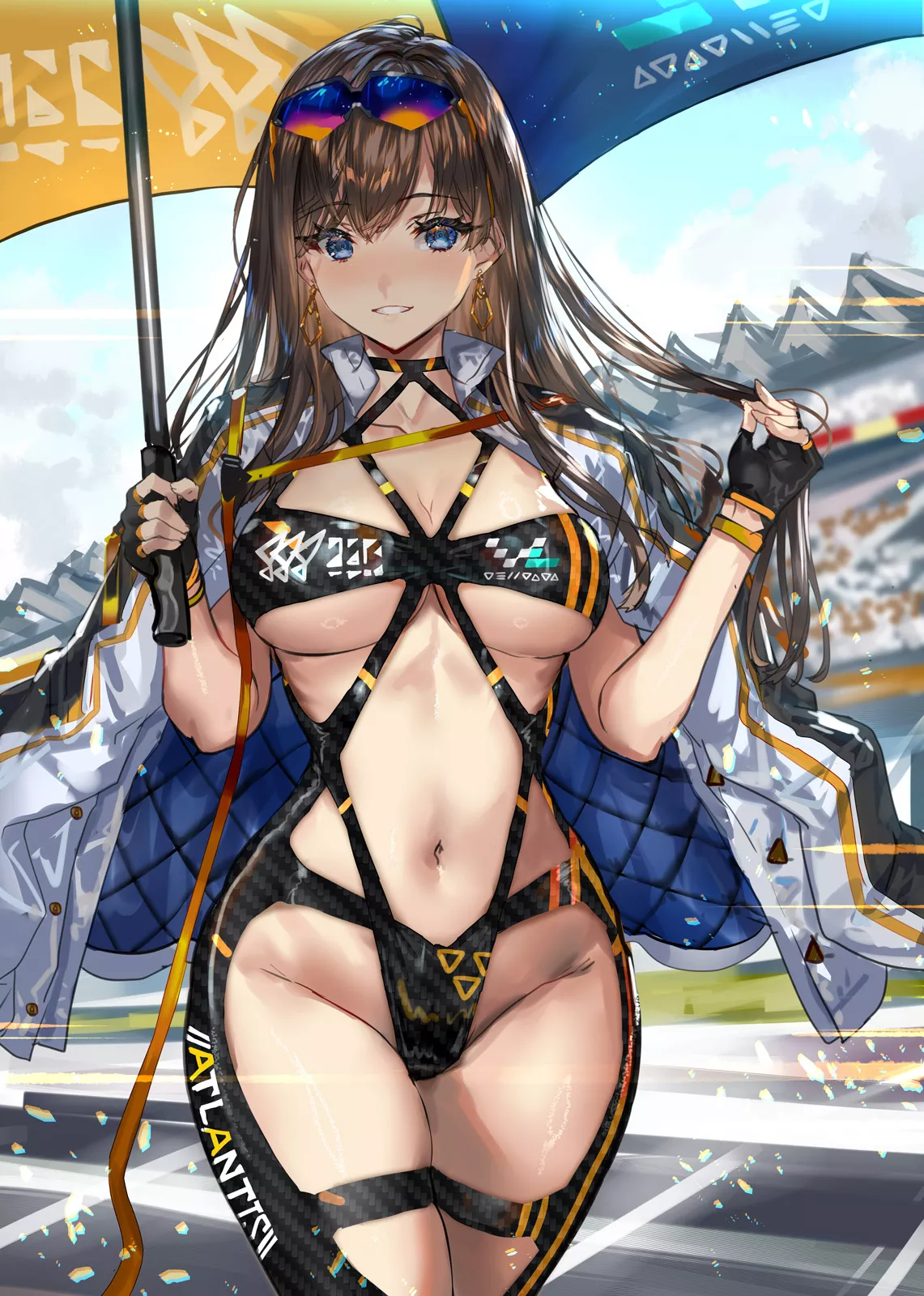 Race Queen Midriff