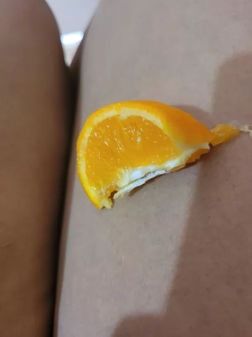 The taste of orange!!!